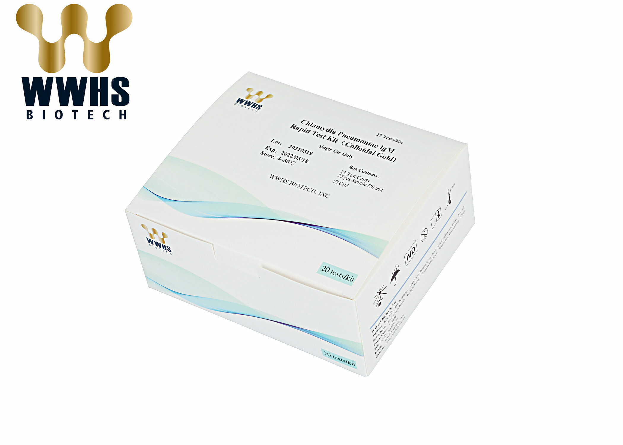 Tecnología de los diagnósticos de la Ancho-gama de C.Pneumonia IVD FIA Rapid Quantitative Test Kit WWHS